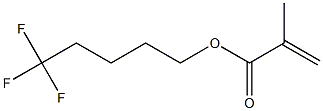 Trifluoropentyl methacrylate 구조식 이미지