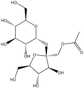 Sucrose acetate 구조식 이미지