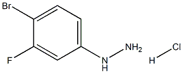 4-bromo-3-fluorophenylhydrazine hydrochloride 구조식 이미지