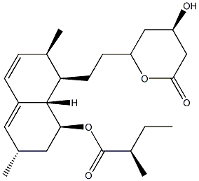 Lovastatin tablets 구조식 이미지