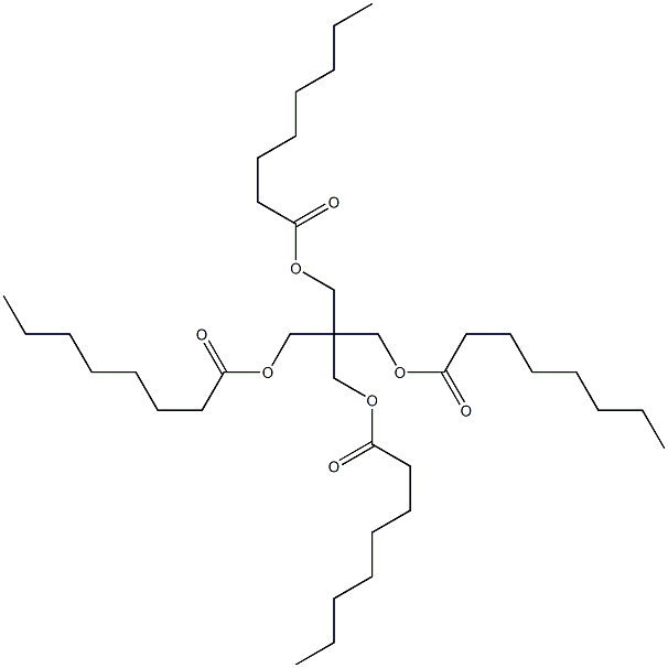 Pentaerythritol tetraoctanoate Structure