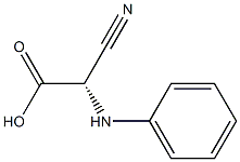 2-cyano-D-phenylglycine Structure