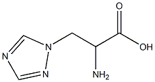 3-(1,2,4-triazol-1-yl)-DL-alanine 구조식 이미지