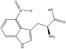 4-nitro-L-tryptophan Structure