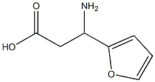 RS-3-amino-3-(2-furyl)propionic acid 구조식 이미지