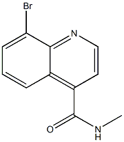8-bromo-N-methylquinoline-4-carboxamide Structure