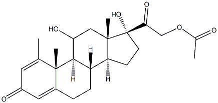 Methylprednisolone Acetate EP Impurity F Structure