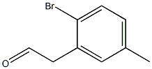 2-(2-bromo-5-methylphenyl)acetaldehyde Structure