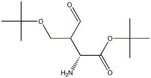 Boc-(R)-3-amino-2-(tert-butoxymethyl)propanal Structure