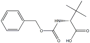 (2R)-2-{[(benzyloxy)carbonyl]amino}-3,3-dimethylbutanoic acid 구조식 이미지