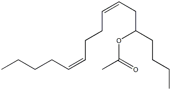 Z,Z & Z,E-7,11-Hexadecadienyl
acetate 구조식 이미지