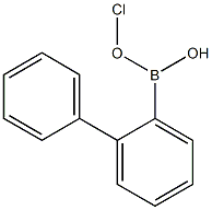 2-Chloro-2-biphenylboronic acid 구조식 이미지