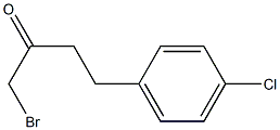 1-Bromo-4-(4-chlorophenyl)butan-2-one Structure