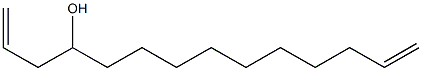 1,13-Tetradecadien-4-ol Structure