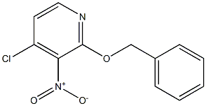 2-Benzyloxy-4-chloro-3-nitro-pyridine Structure