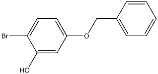 5-Benzyloxy-2-bromo-phenol 구조식 이미지