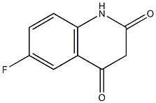 6-Fluoro-1H-quinoline-2,4-dione 구조식 이미지