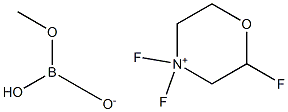 trifluoro(morpholino-4-iummethyl)borate Structure
