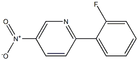 2-(2-fluorophenyl)-5-nitropyridine Structure