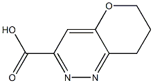 7,8-dihydro-6H-pyrano[3,2-c]pyridazine-3-carboxylic acid Structure