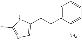 2-[2-(2-METHYL-IMIDAZOL-4-YL)-ETHYL]-PHENYLAMINE Structure