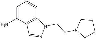 1-(2-PYRROLIDIN-1-YL-ETHYL)-1H-INDAZOL-4-YLAMINE Structure