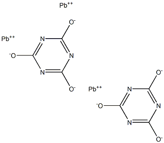 Cyanuric acid lead salt Structure