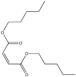 Di-n-amyl maleate Structure