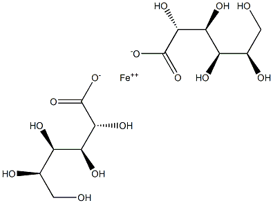 Ferrous gluconate oral solution 구조식 이미지