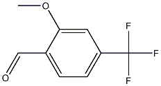 2-Methoxy-4-(trifluoromethyl)benzaldehyde 99% 구조식 이미지