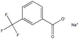 Sodium 3-(trifluoromethyl)benzoate 10% solution 구조식 이미지