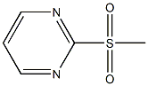 2-(Methylsulphonyl)pyrimidine Structure