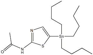 2-Acetamido-5-(tributylstannyl)-1,3-thiazole Structure