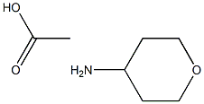 Tetrahydro-2H-pyran-4-ylamine acetate Structure