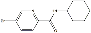 5-Bromo-N-cyclohexylpicolinamide 구조식 이미지