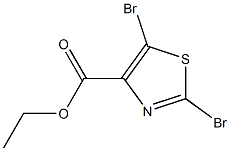 Ethyl 2,5-dibromo-1,3-thiazole-4-carboxylate Structure