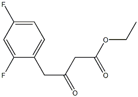 2,4-DIFLUOROPHENYACETYL ETHYL ACETATE 구조식 이미지