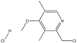 2-CHLOROMETHYL-3.5.-DIMETHYL-4-METHOXY PYRIDINE HYDOROCHLORIDE 구조식 이미지