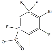 2-NITRO-4-FLUORO-5-BROMO TRIFLUOROTOLUENE Structure