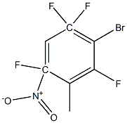 2-NITRO-4-FLUORO-5-BROMO TRIFLUOROTOLUENE 구조식 이미지