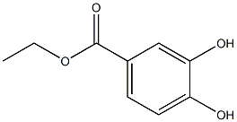 3 , 4-DIHYDROXY ETHYL BENZOATE 구조식 이미지