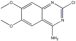 4-AMINO-6,7-DIMETHOXY-2-CHLORO-QUINAZOLINE 구조식 이미지