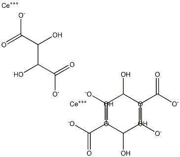 cerium(III) tartrate 구조식 이미지