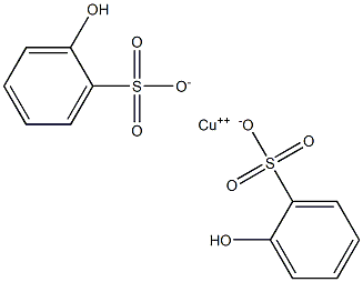 copper(II) phenolsulfonate 구조식 이미지