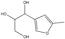 1-(5'-methylfur-3'-yl)propane-1,2,3-triol Structure