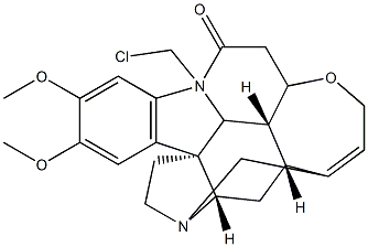 N-chloromethylbrucine Structure