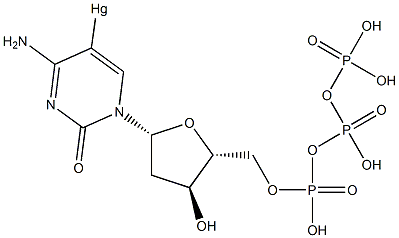 5-mercurideoxycytidine triphosphate Structure