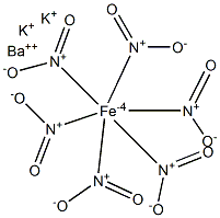 potassium barium hexanitroferrate(II) 구조식 이미지