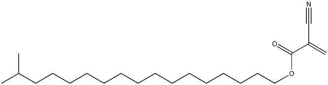 isostearyl-2-cyanoacrylate Structure