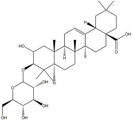 2-hydroxyoleanolic acid-3-O-glycopyranoside 구조식 이미지